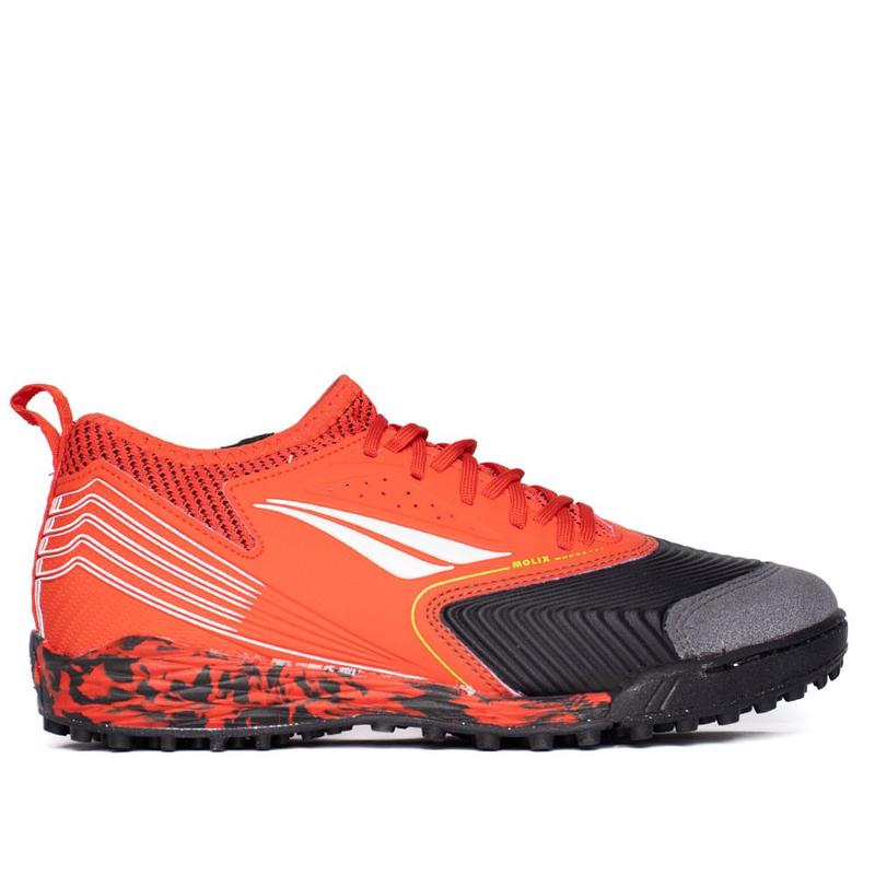 Chuteira Society Penalty SE7E Pro Molix Locker Y-1 Vermelho/preto